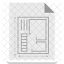 Plan De Maison Plan De Construction Projet Architectural Icône