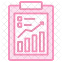 Plan De Negocios Icono De Linea Duotono Icono