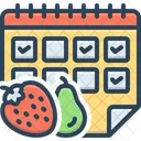 Plan de repas  Icône