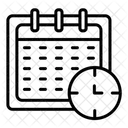 Gestion Del Tiempo Negocios Calendario Icon