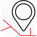 Plan De La Ville Emplacement Plan Icône