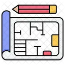 Plan du bâtiment  Icône