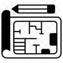 Plan du bâtiment  Icône