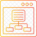 Hierarchie Organigramme Flux De Travail Icône