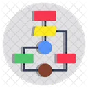 Plan Du Site Organigramme Diagramme De Flux Icône