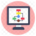 Plan Du Site Organigramme Diagramme De Flux Icône