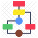 Plan Du Site Organigramme Diagramme De Flux Icône