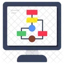 Plan Du Site Organigramme Diagramme De Flux Icône