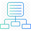 Hierarchie Organigramme Flux De Travail Icon