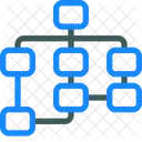 Plan Du Site Referencement Organigramme Icône