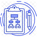 Plan Du Site Hierarchie Structure Icône