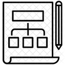 Plan Du Site Hierarchie Organigramme Icône