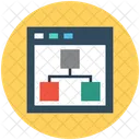 Plan Du Site Structure Du Site Reseau Icône
