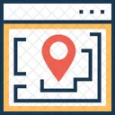 Site Web Carte Emplacement Icon