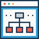 Plan Du Site Hierarchie Algorithme Icône