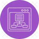 Hierarchie Organigramme Flux De Travail Icon
