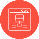 Hierarchie Organigramme Flux De Travail Icon
