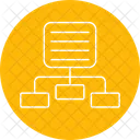 Hierarchie Organigramme Flux De Travail Icon