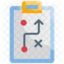 Plan Estrategico Estrategia Solucion Icono
