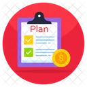 Plan financiero  Icon