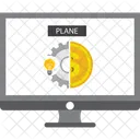 Flow Chart Business And Finance Strategic Plan Icon