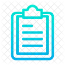 Planning Paper Clipboard Icon