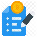 Plan Report Financial Icon