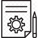 Plan De Projet Flux De Travail Strategie Icône