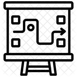 Plan stratégique  Icône