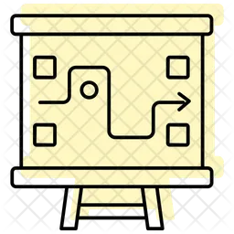 Plan stratégique  Icône