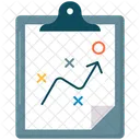 Plan Tactico Objetivo Trabajo En Equipo Icono
