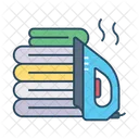 Plancha de ropa  Icono