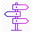 Conseil Direction Chemin Icône