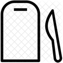 Coupe Planche Couteau Icône
