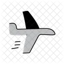 Plane Air Freight Services Expedited Delivery Icon