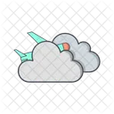 Plane Cloud Icon