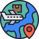 Plane Delivery Shipping Icon
