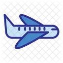 Plane Airplane Air Transportation Icon