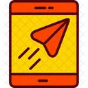 Plane Paper Airplane Send Icon