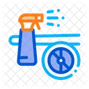 Plane Spray Wash Icon