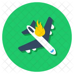 Plane Crash  Icon