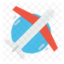 Plane Flight Holiday Icon
