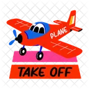 Plane Take Off Aircraft Icon