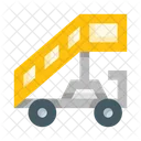Plane Ladder Airfield Stairs Icon
