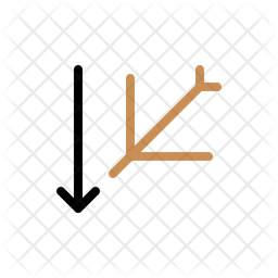 Plane landing Icon