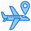 Plane Location Airplane Travel Icon