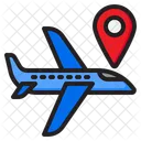 Plane Location Airplane Travel Icon