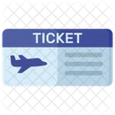 Plane Ticket Plane Voucher Air Travelpass Icon
