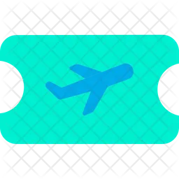 Plane Ticket  Icon
