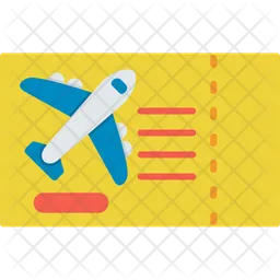 Plane Ticket  Icon